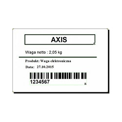 Printer label design